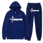 blue nofs tracksuit front view complete set