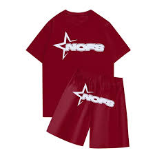 Maroon Nofs shorts front view