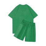 Green Nofs shorts set back view