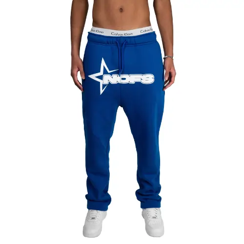 nofs sweatpants blue front view