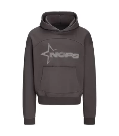 dark grey nofs tracksuit front