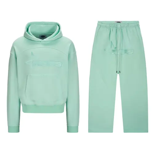 tone in tone mint nofs tracksuit front