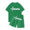 Green Nofs Shorts Set - Premium Summer Streetwear
